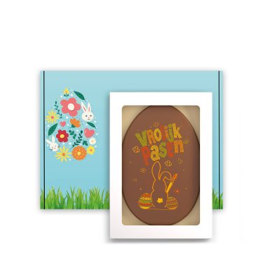 Chocoladekaart Vrolijk Pasen Brievenbus Paasgeschenk
